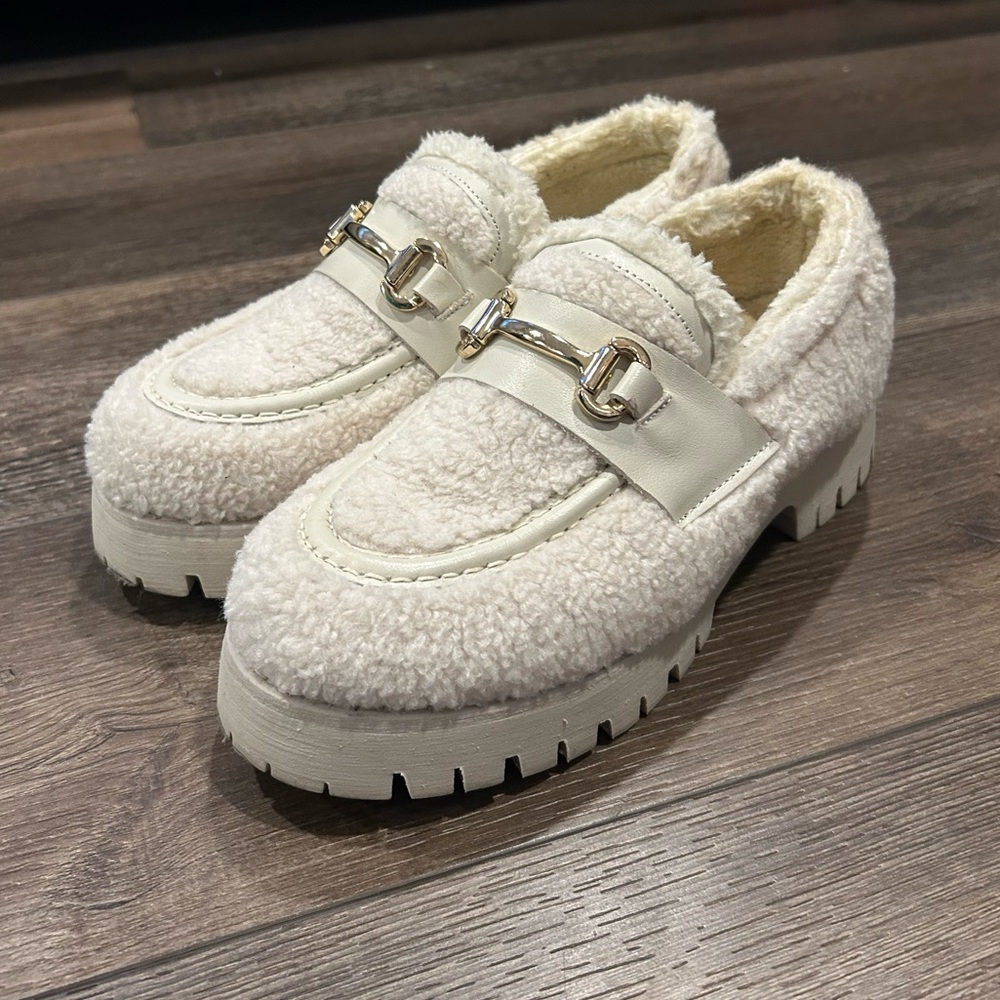 Steve Madden loafers Sherpa - Picture 7 of 10